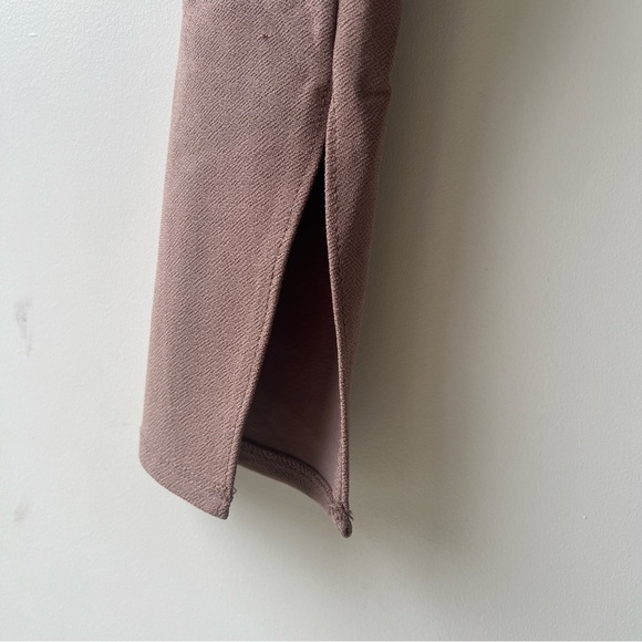 Abercrombie & Fitch Long Sleeve Corset Scoop Neck Top - Taupe Brown - Size S - Picture 7 of 13